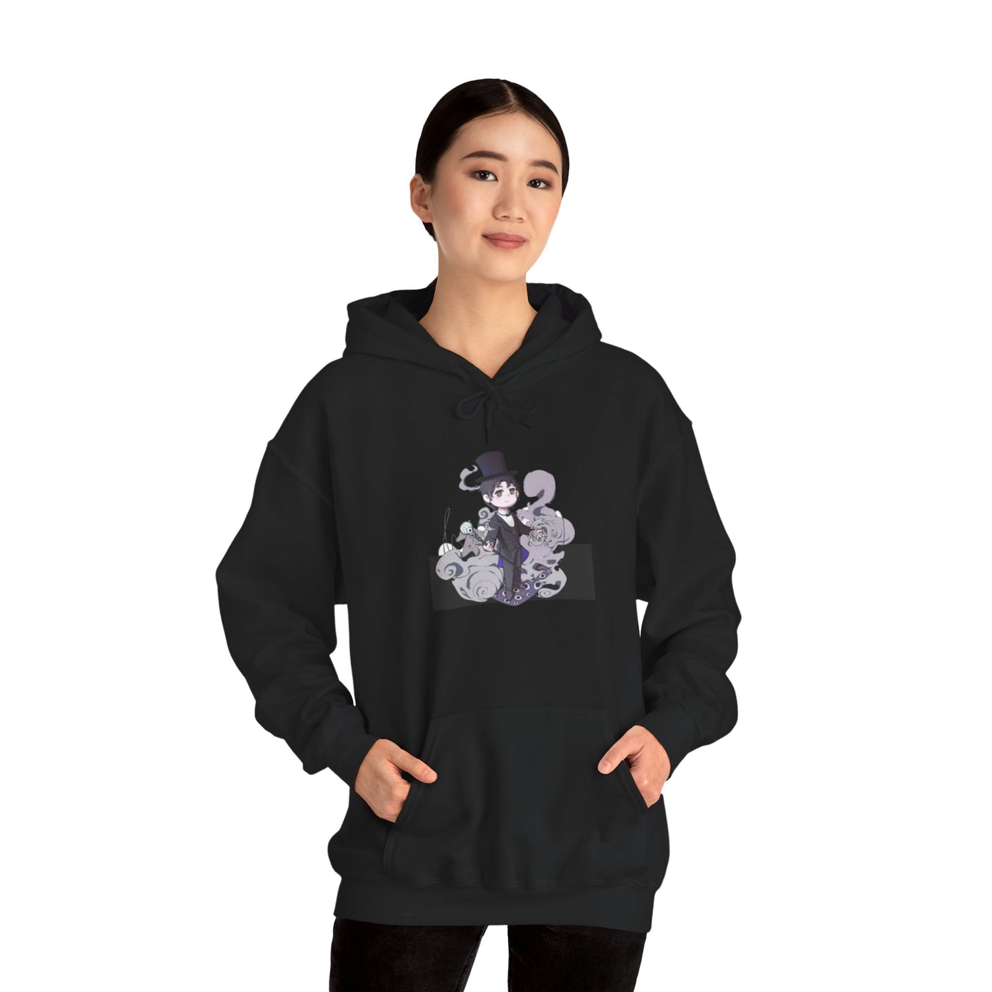 Anime Lord of Mysteries Klein Moretti Chibi Magician Black Hoodie