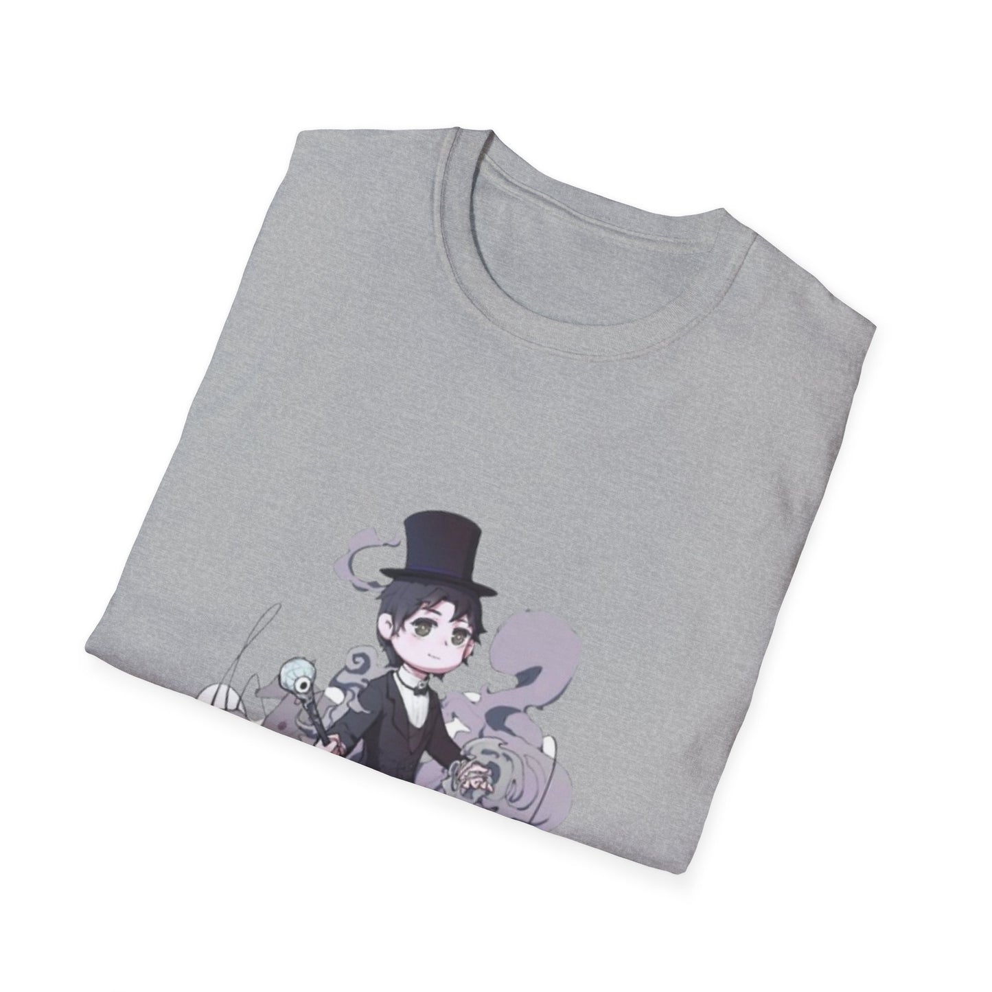 Anime Lord of Mysteries Klein Moretti Chibi Magician Gray T-Shirt