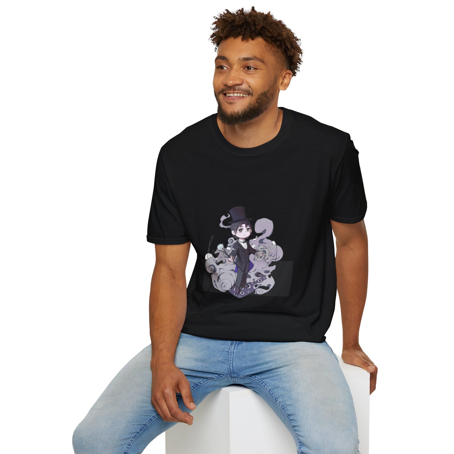 Anime Lord of Mysteries Klein Moretti Chibi Magician Black T-Shirt