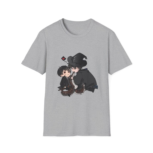 Anime Lord of Mysteries Chibi Duo Gray T-Shirt