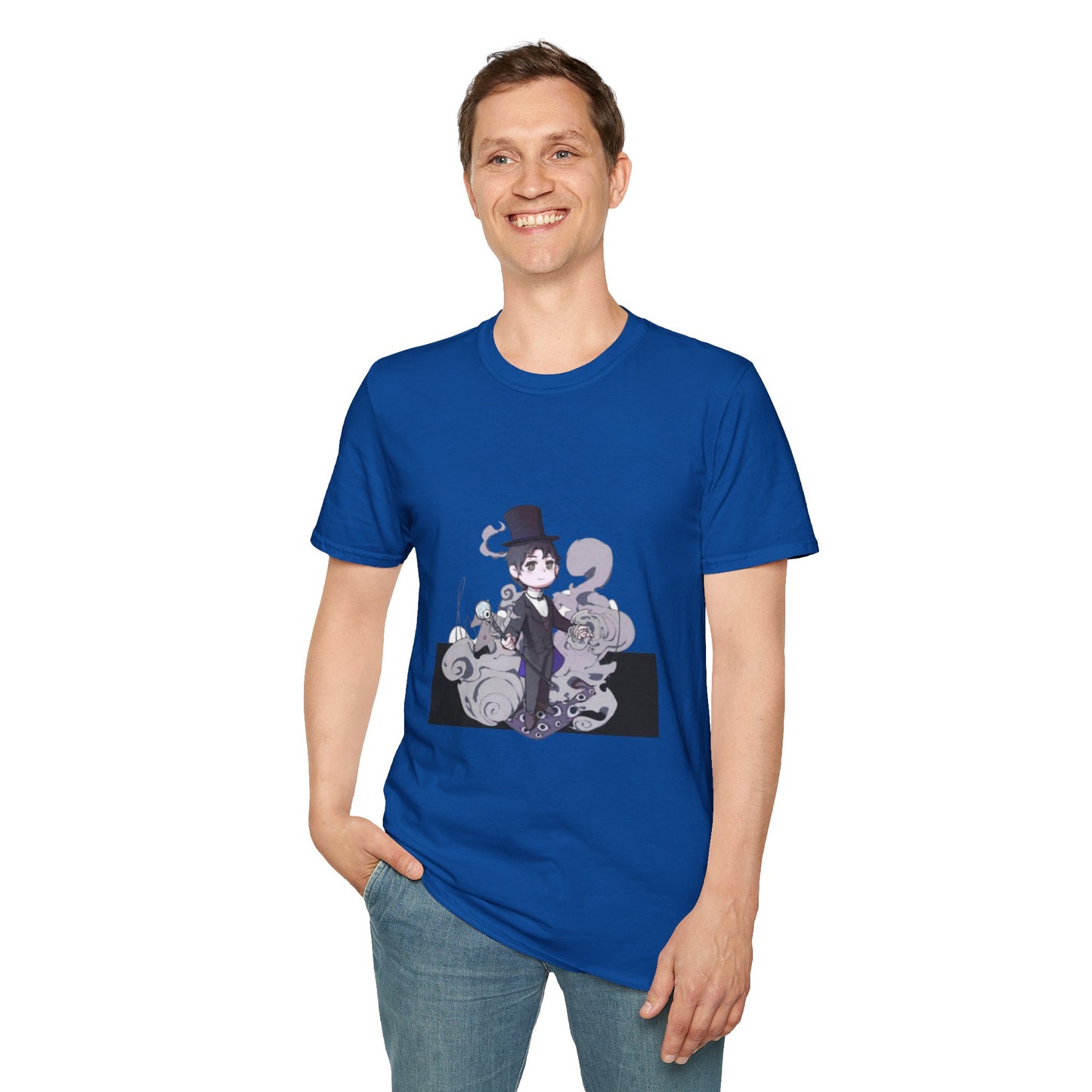 Anime Lord of Mysteries Klein Moretti Chibi Magician Blue T-Shirt