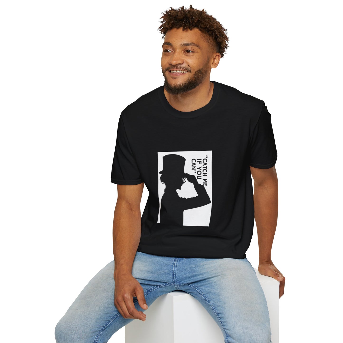 Anime Lord of Mysteries Klein Moretti Catch Me If You Can Black T-Shirt