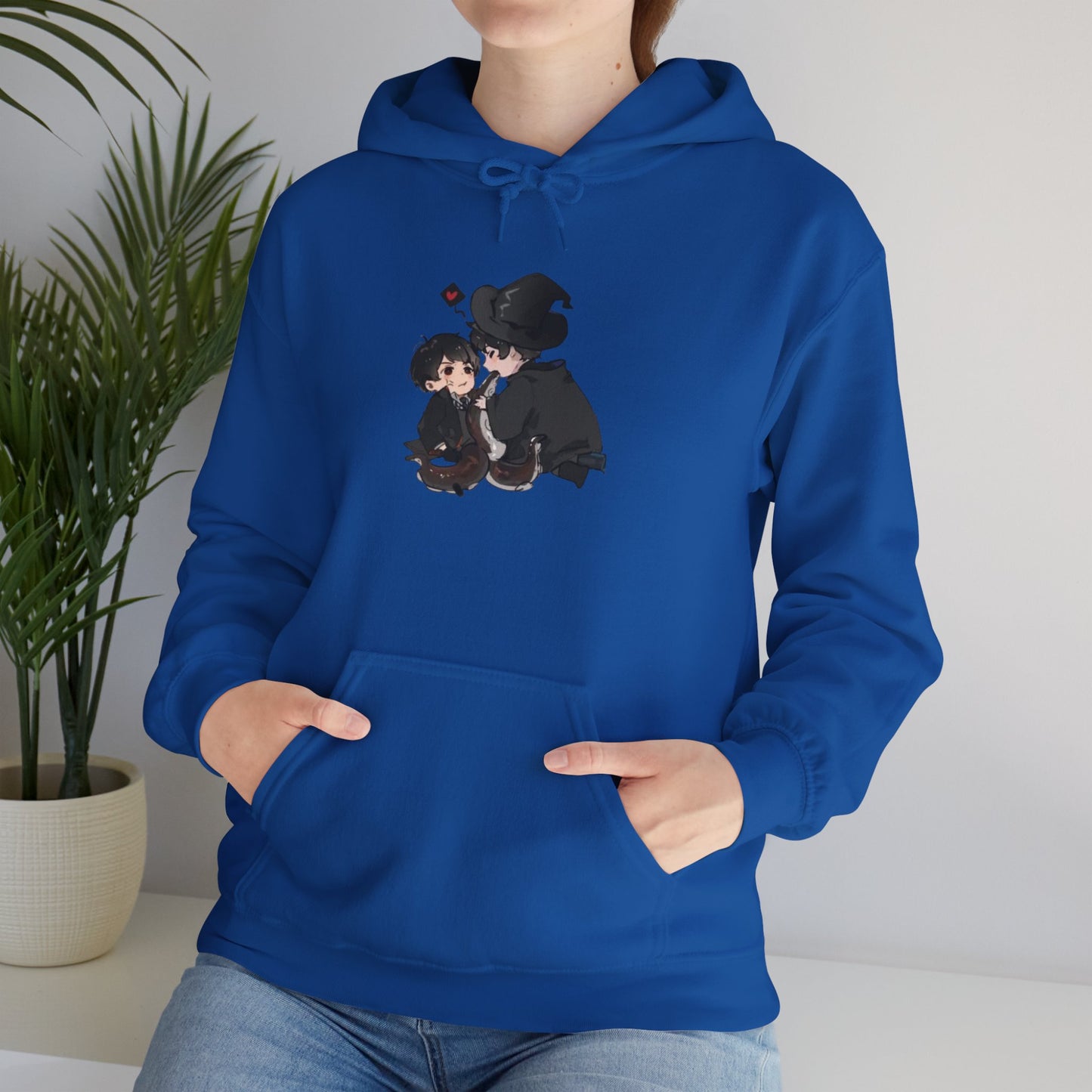 Anime Lord of Mysteries Chibi Duo Blue Hoodie