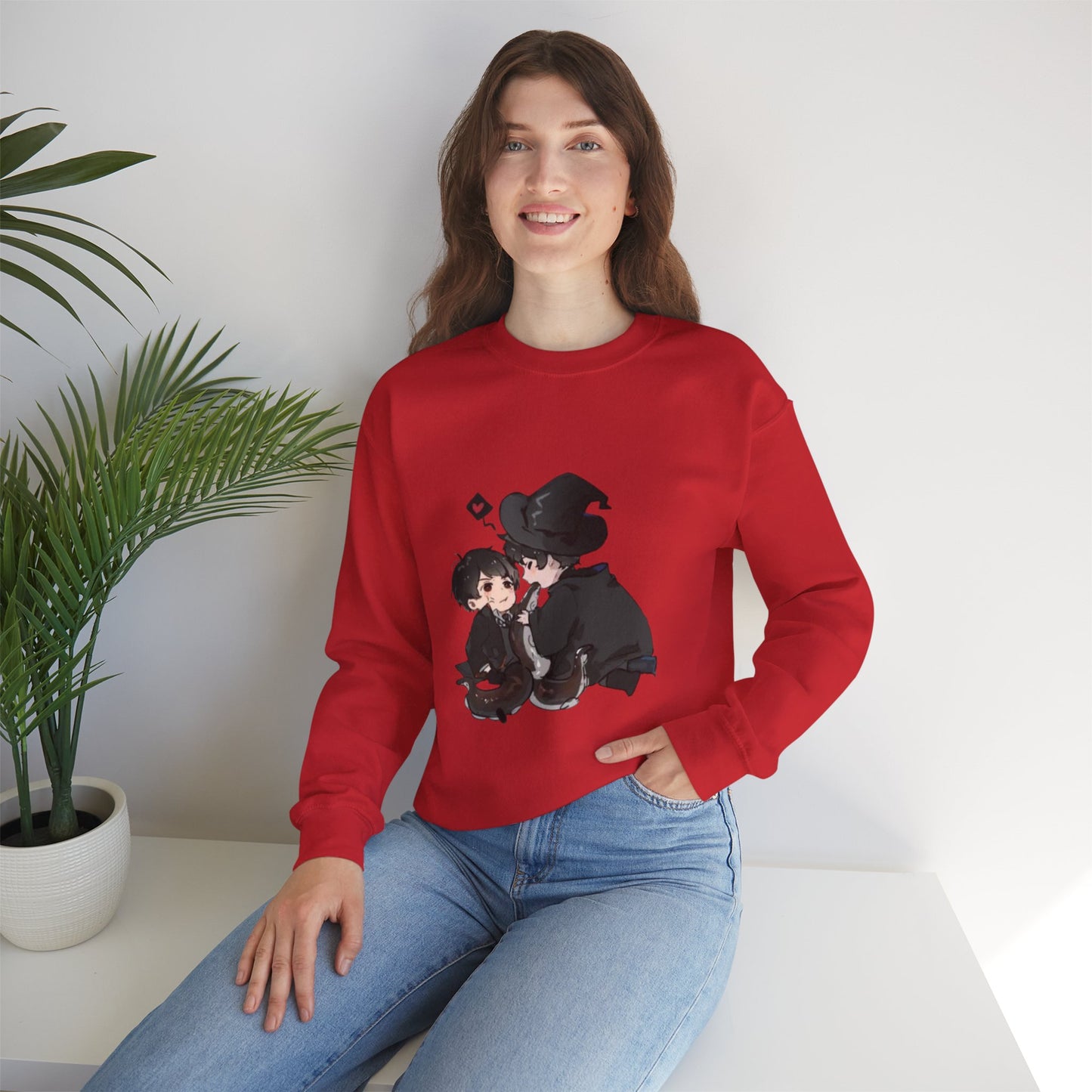 Anime Lord of Mysteries Chibi Duo Red Sweatshirt