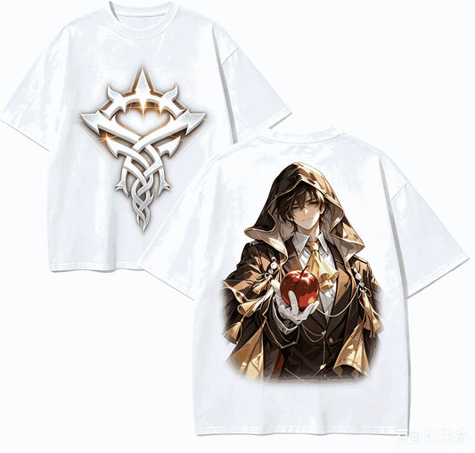 Lord of Mysteries Klein Moretti Mysticism Emblem Limited Edition White T-Shirt