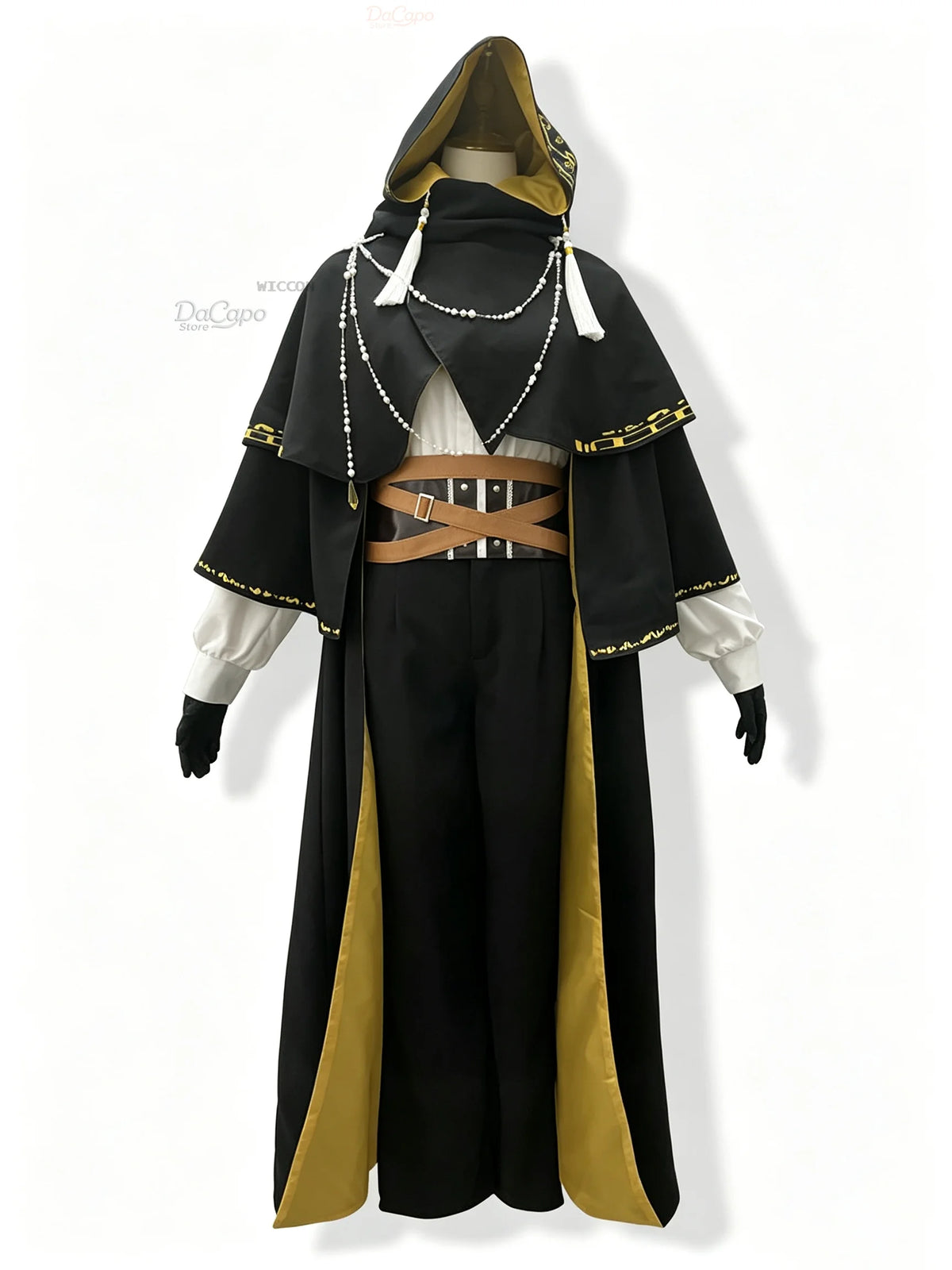 Lord of the Mysteries Klein Moretti The Fool Yellow Cloak Cosplay Costume
