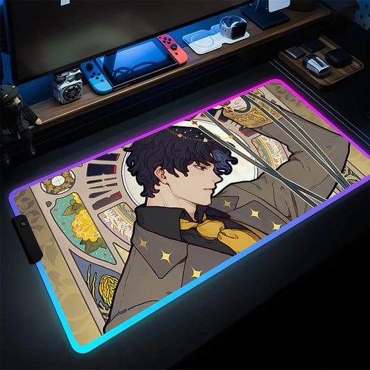 Lord of the Mysteries RGB Gaming Mouse Pad – The Golden Visionary