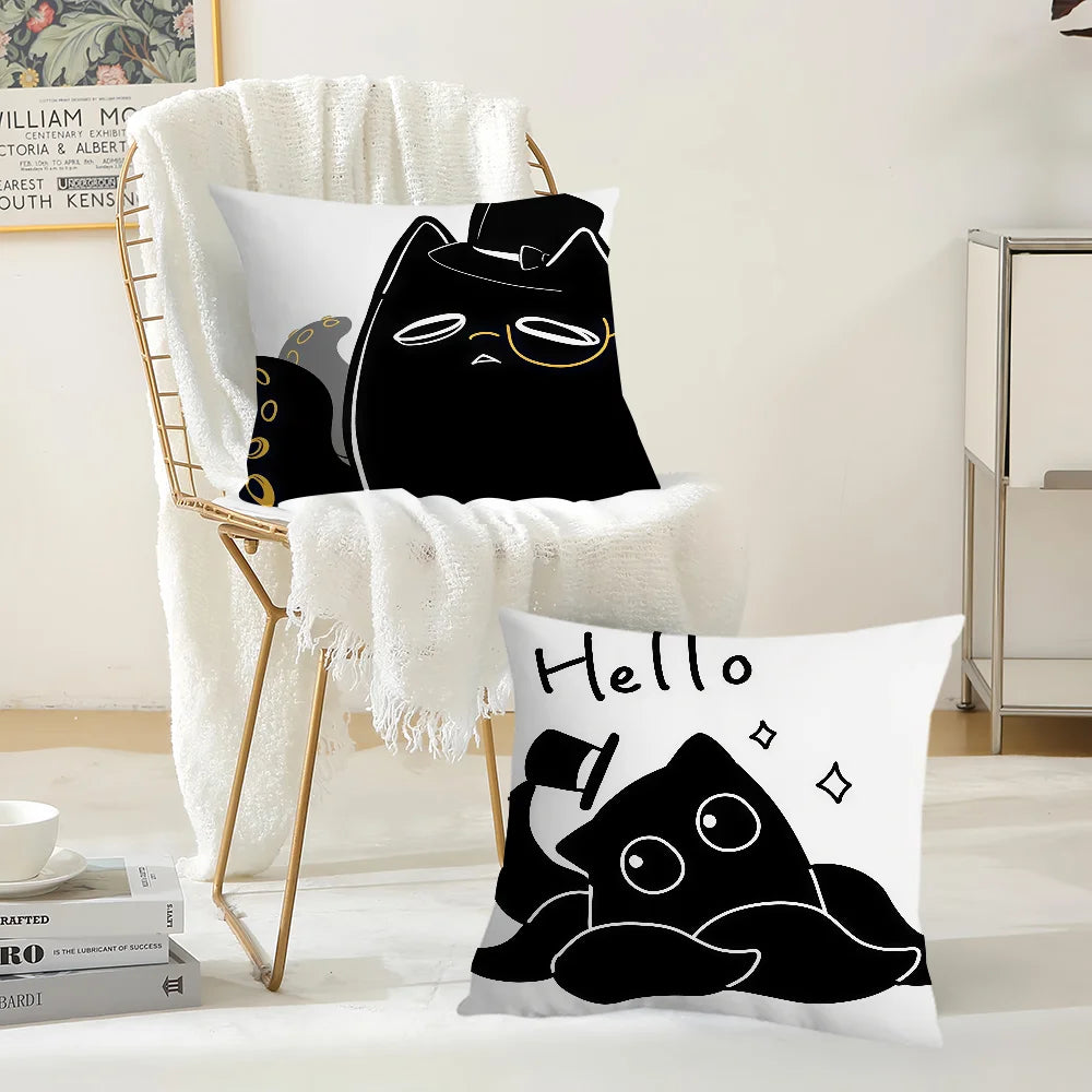 Lord of Mysteries Black Cat Mystery pillow