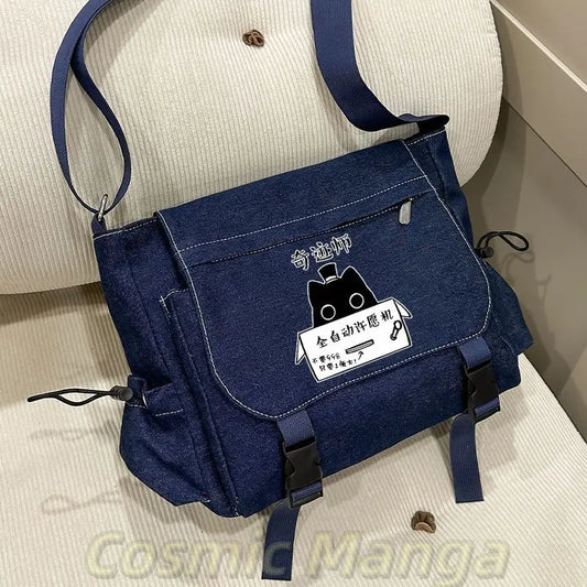 Lord of Mysteries Blue Cartoon Messenger Crossbody Bag