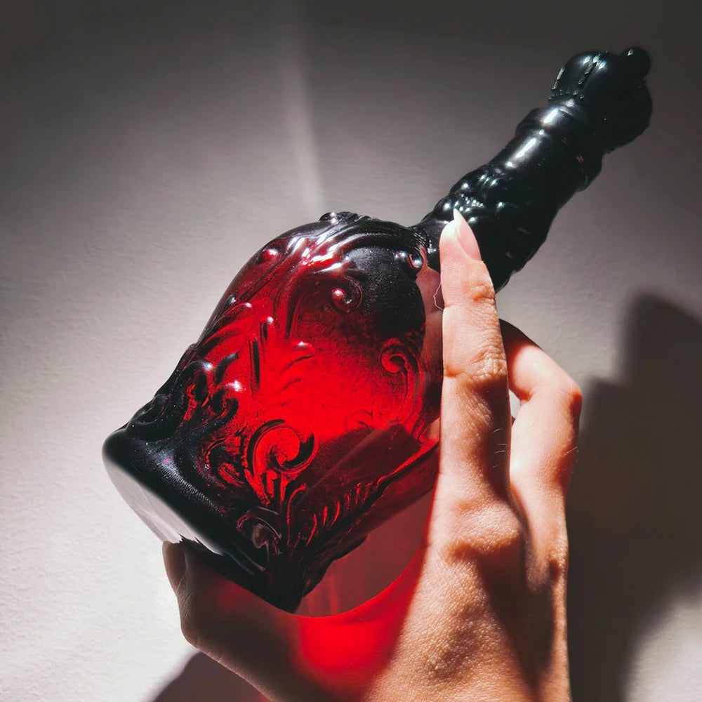 Lord of Mysteries Gothic Dark Red Glass Bottle