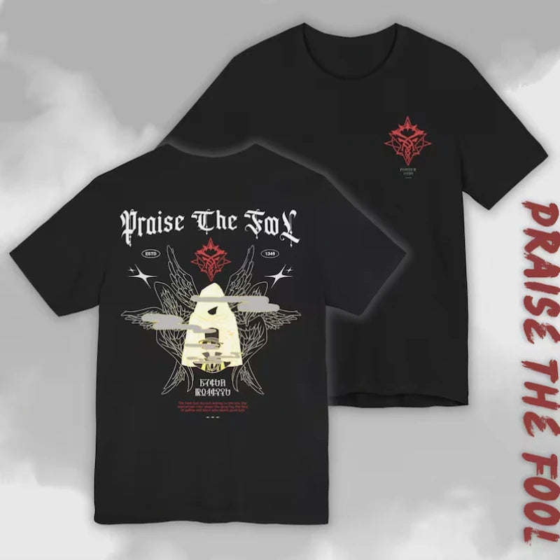 Lord of the Mysteries Praise The Fool Black T-Shirt