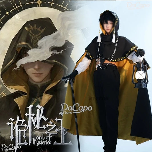 Lord of the Mysteries Klein Moretti The Fool Yellow Cloak Cosplay Costume