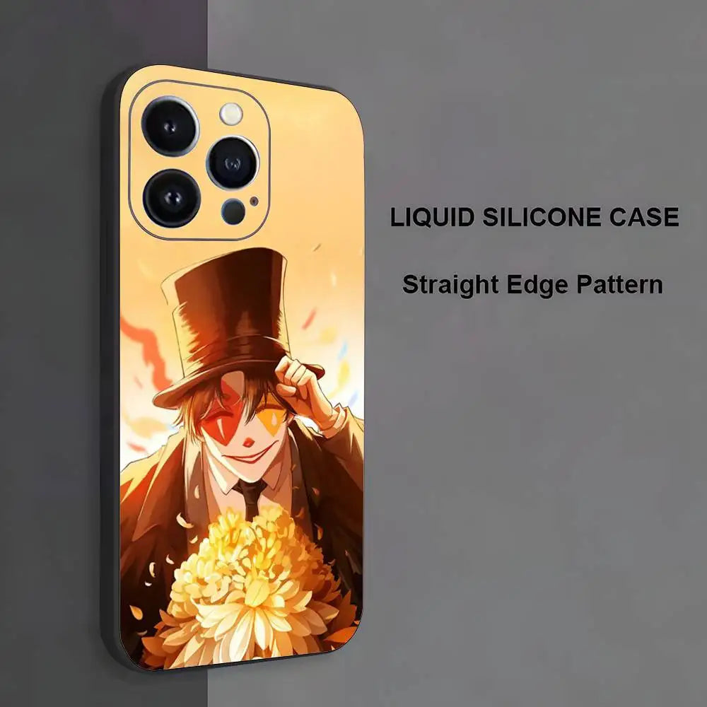 Lord of Mysteries Klein Moretti Clown Golden Flowers iPhone Case
