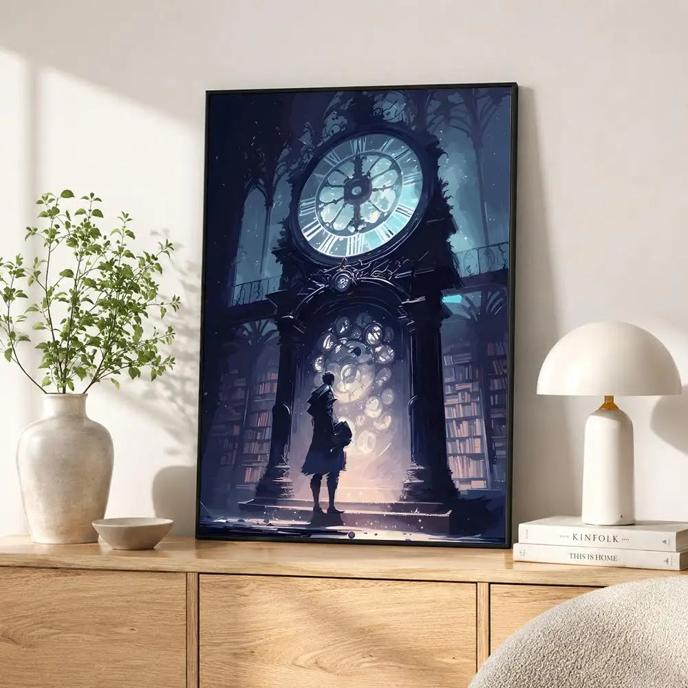 Lord of Mysteries Klein Moretti Clock Tower Library Poster