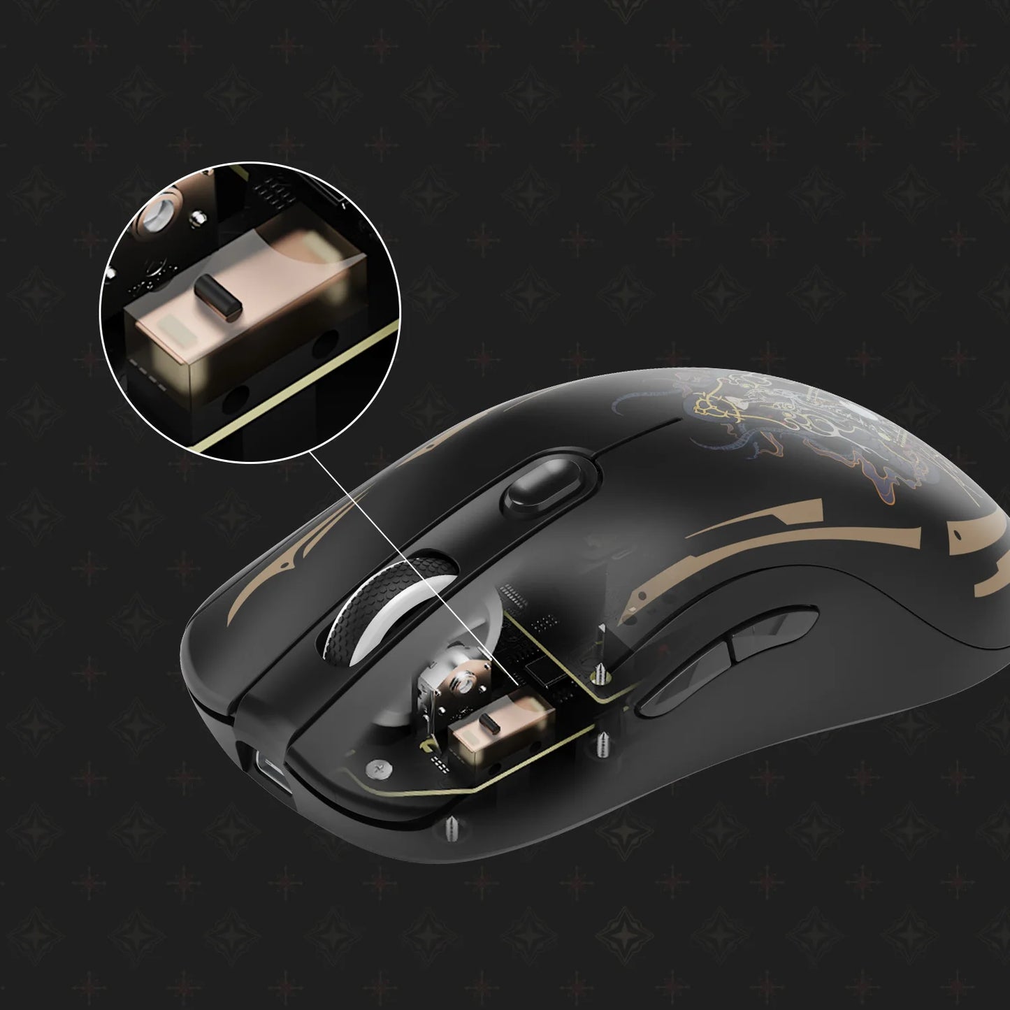Akko AG ONE 8K Gaming Mouse – Klein Moretti Edition | PAW3395 Sensor & Tri-Mode Connectivity