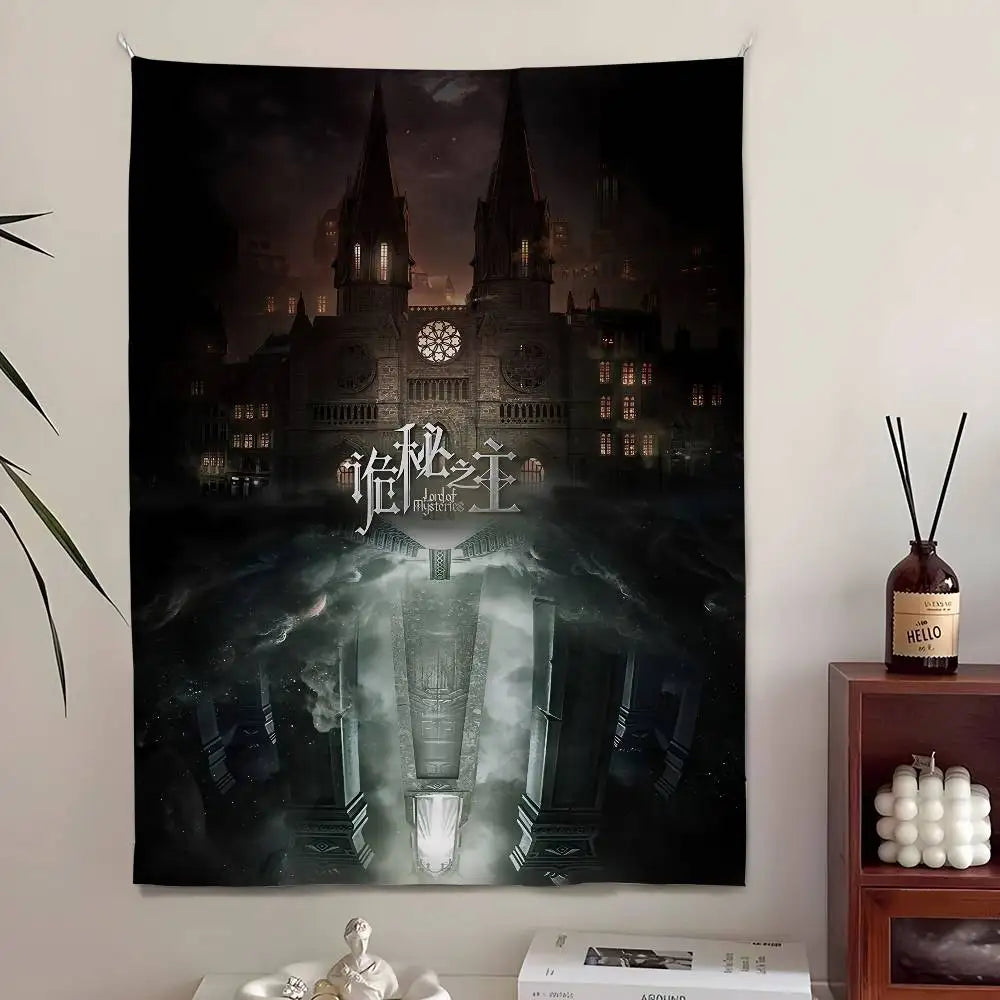 Lord of the Mysteries Cathedral Tapestry – Gothic Fantasy Wall Tapestry