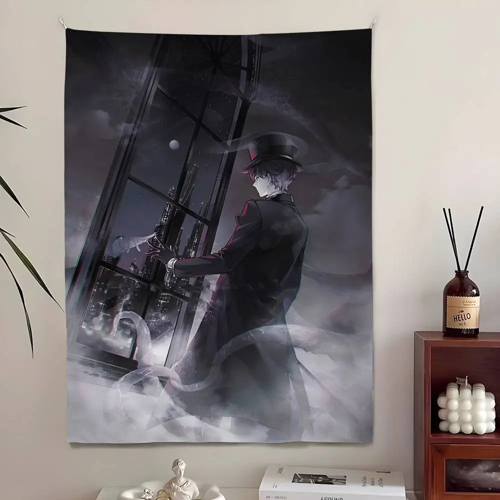 Lord of the Mysteries Window Tapestry – Klein Moretti Under the Moonlight