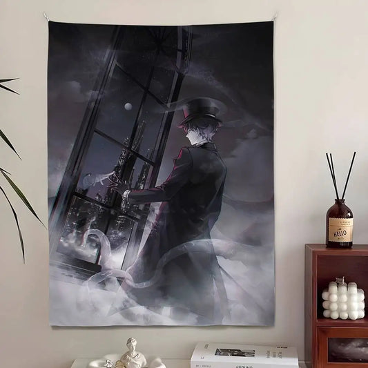 Lord of the Mysteries Window Tapestry – Klein Moretti Under the Moonlight