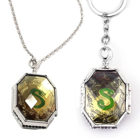 Lord of the Mysteries – Horcrux-Inspired Necklace & Keychain Set (Mystic Relic Duo)