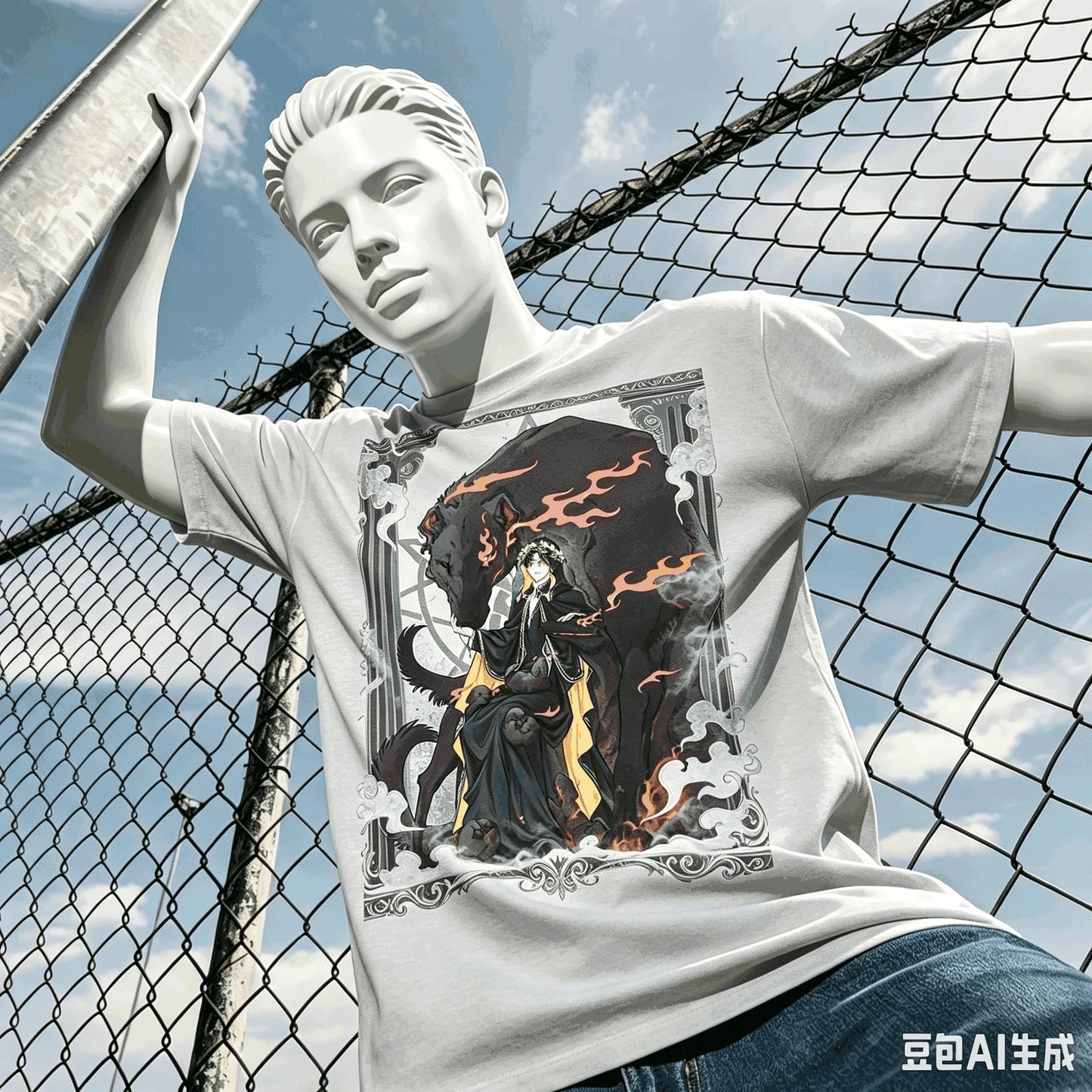 Lord of Mysteries Klein Moretti The Fool Gray T Shirt