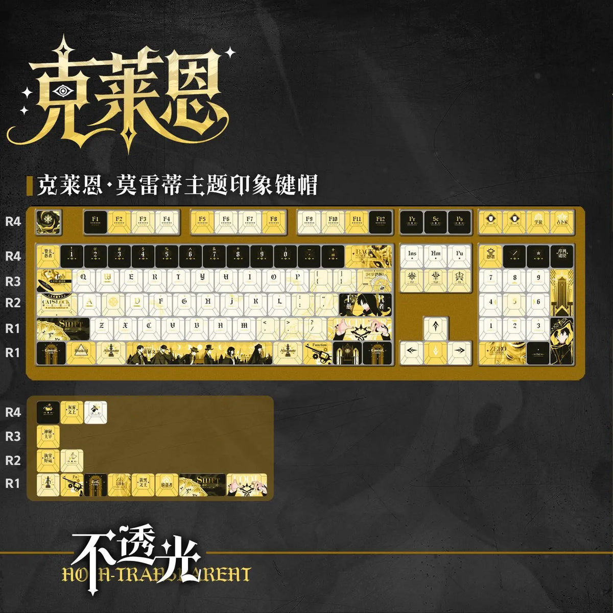 Lord of Mysteries Klein Moretti Golden Mystery Keycap Set