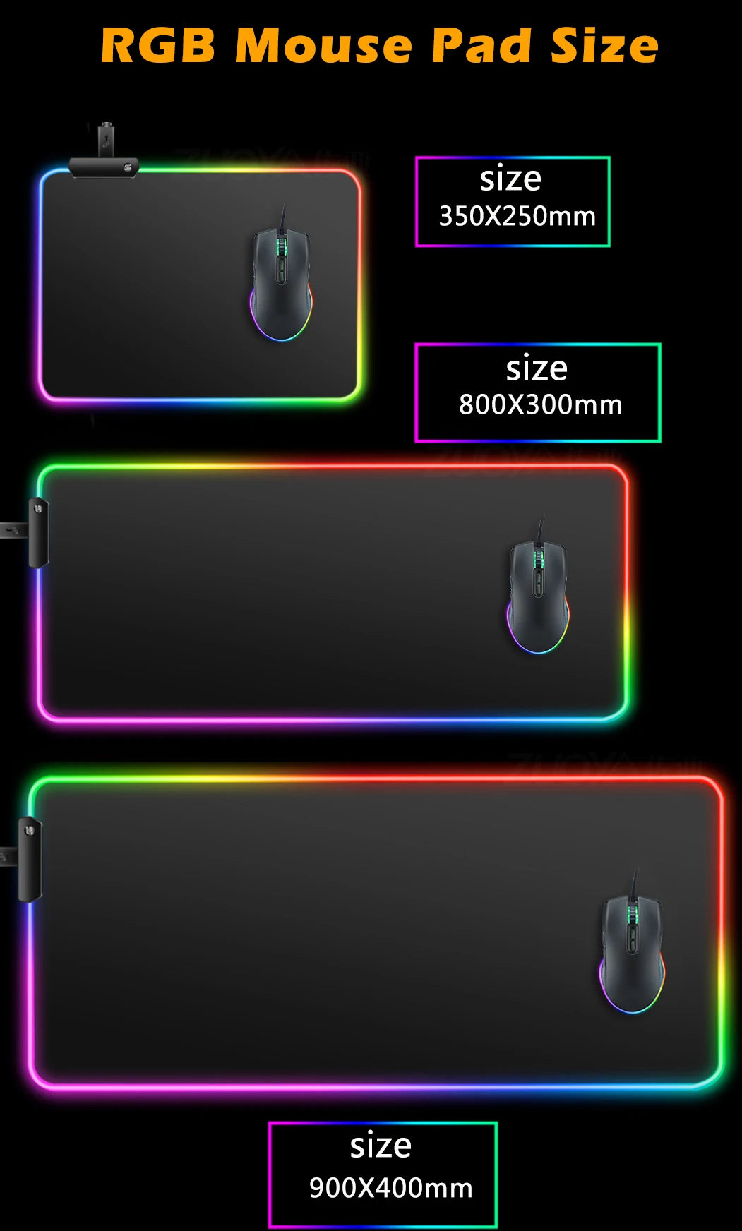 Lord of the Mysteries RGB Gaming Mouse Pad – The Serene Enigma