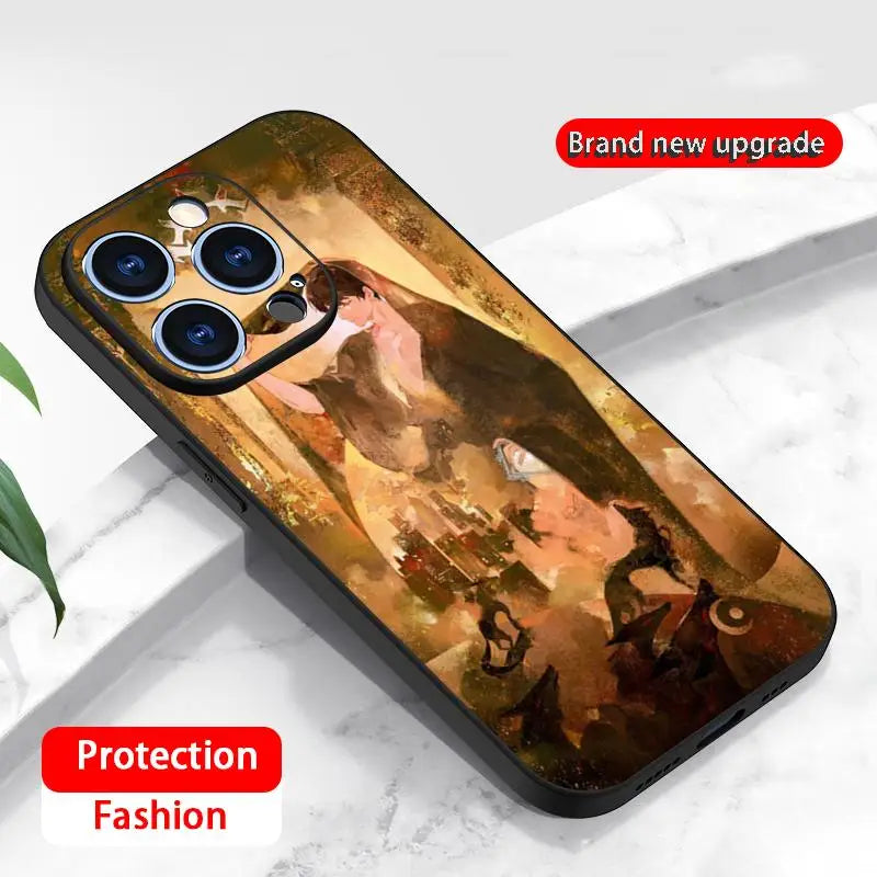 Golden Klein Moretti iPhone Case Lord of the Mysteries Art