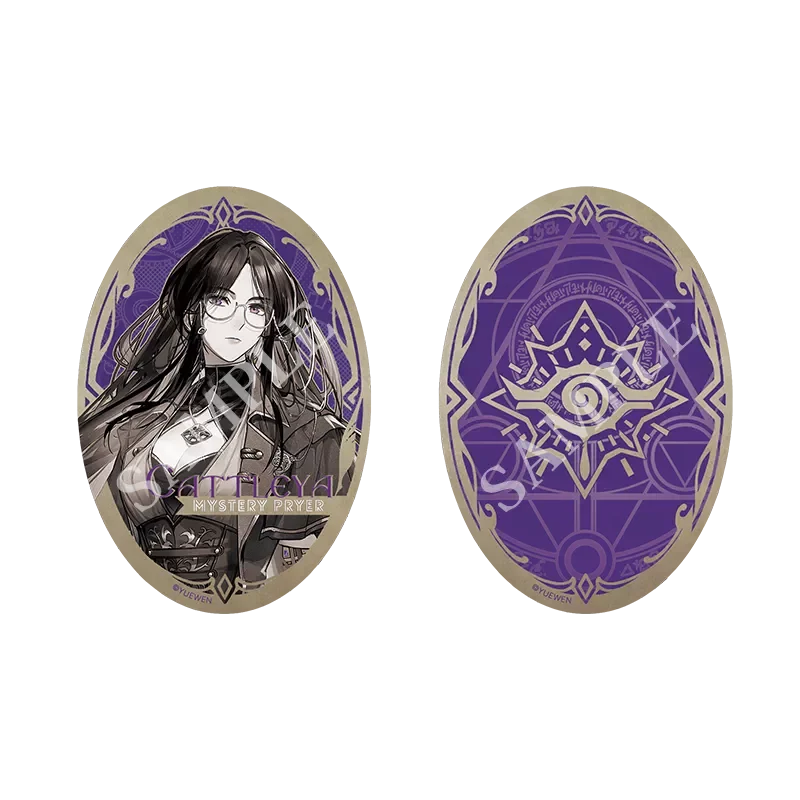 Lord of Mysteries Cattleya Mystery Pryer Tinplate Badge Brooch