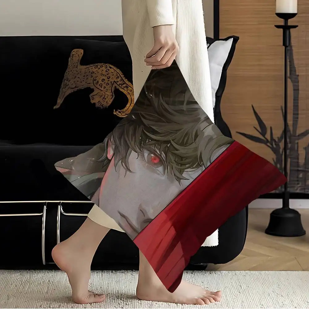 Lord of the Mysteries Dark Fantasy Red Eyes Anime Cushion