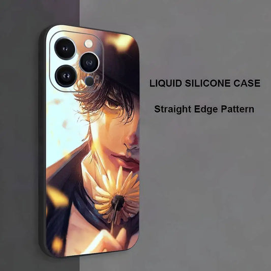 Lord of Mysteries Klein Moretti Golden Flower Portrait iPhone Case