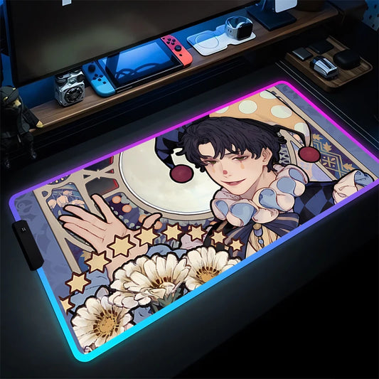 Lord of Mysteries RGB Gaming Mouse Pad – The Enchanted Jester