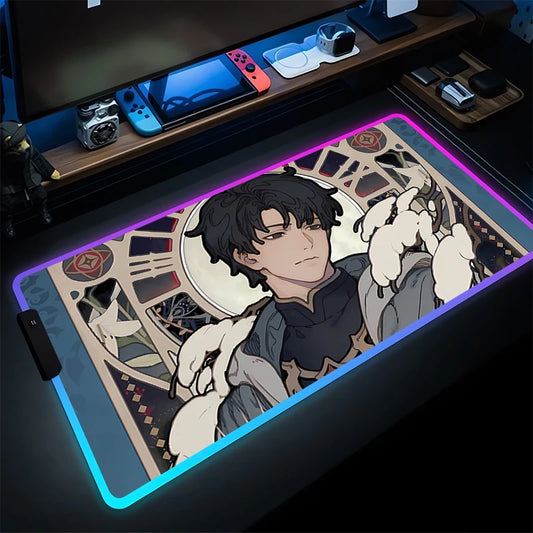 Lord of the Mysteries RGB Gaming Mouse Pad – The Silent Guardian