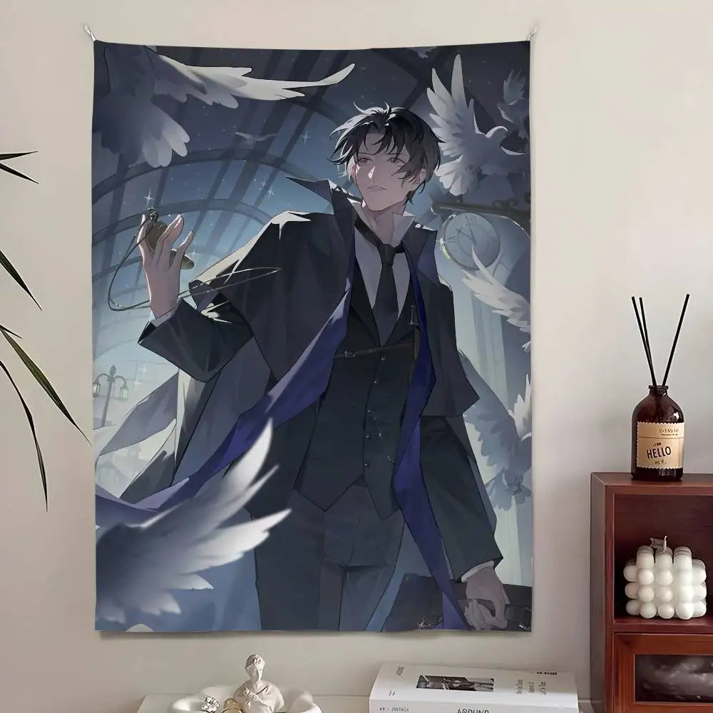 Lord of the Mysteries Tapestry – Klein Moretti with Doves