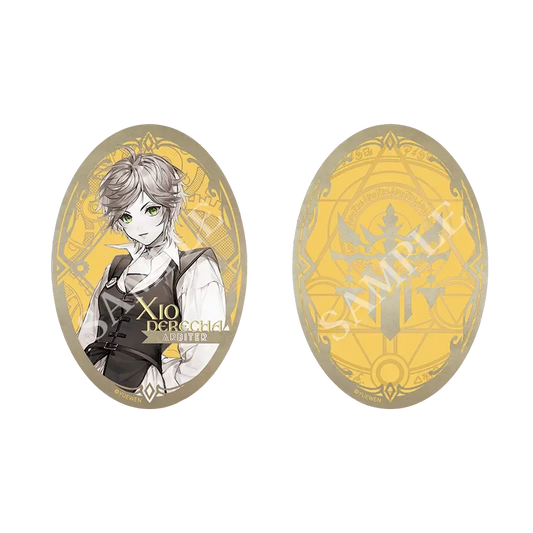 Lord of Mysteries Xio Derecha Arbiter Tinplate Badge Brooch