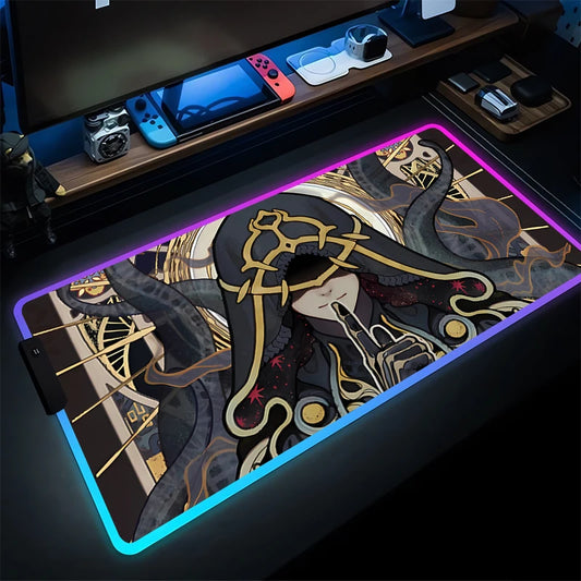 Lord of the Mysteries RGB Gaming Mouse Pad – The Silent Prophet