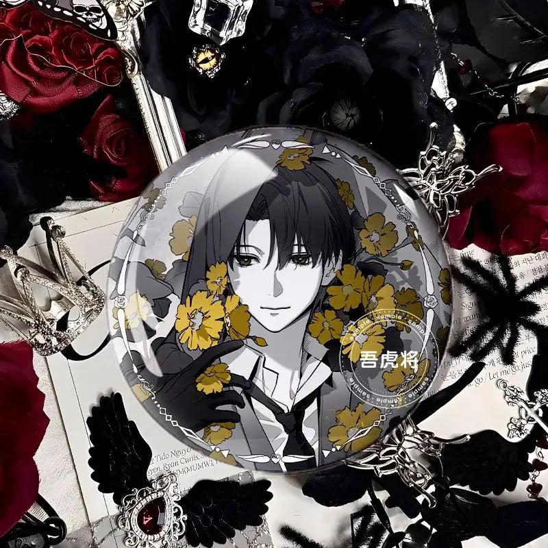 Klein Moretti Floral Button Pin Lord of the Mysteries