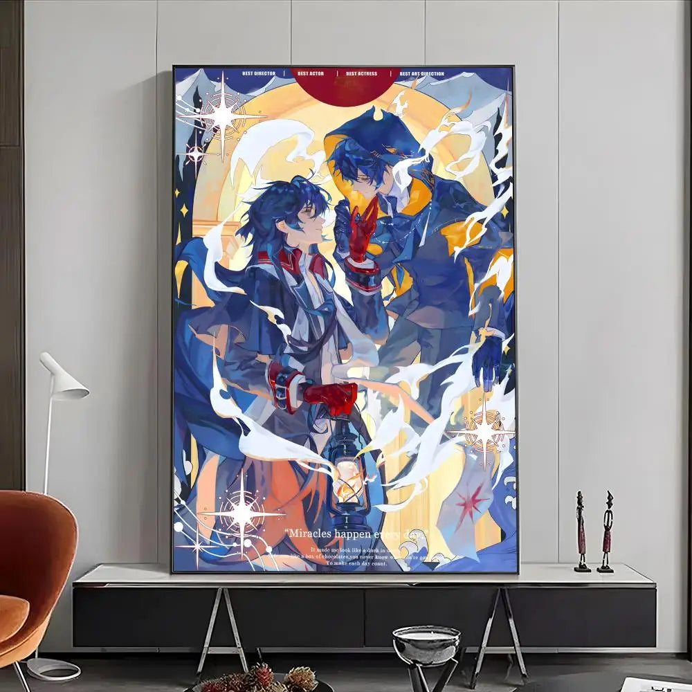 Lord of Mysteries Klein Moretti Dual Persona Celestial Wall Art Poster