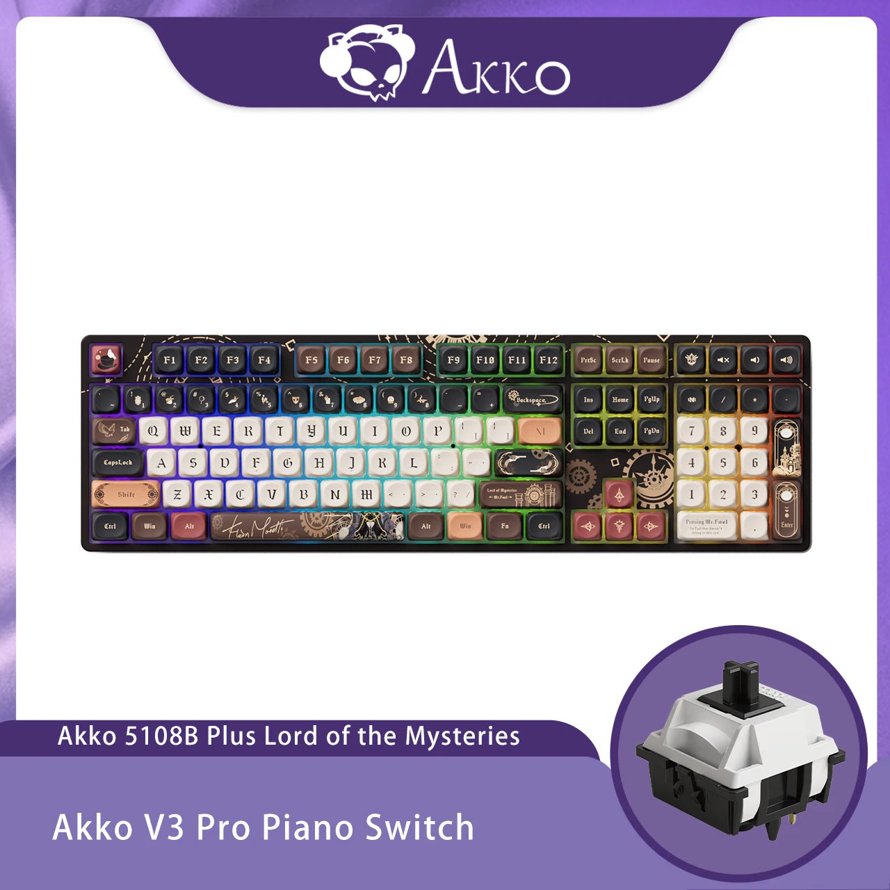 Akko 5108B Plus Mechanical Keyboard – Lord of the Mysteries