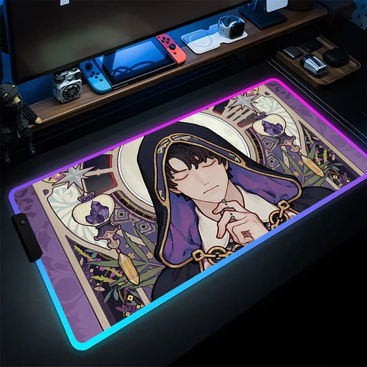 Lord of the Mysteries RGB Gaming Mouse Pad – The Enigmatic Scholar