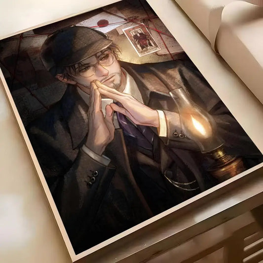 Anime Lord of the Mysteries Detective Klein Moretti Investigation Wall Poster