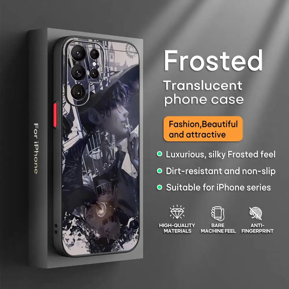 Lord of Mysteries Klein Moretti Sherlock Moriarty Frosted Samsung Galaxy Case