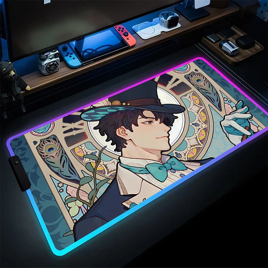 Lord of the Mysteries RGB Gaming Mouse Pad – The Elegant Trickster