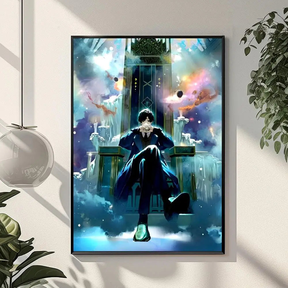 Lord of the Mysteries Klein Moretti “The Fool” Throne Poster Wall Art