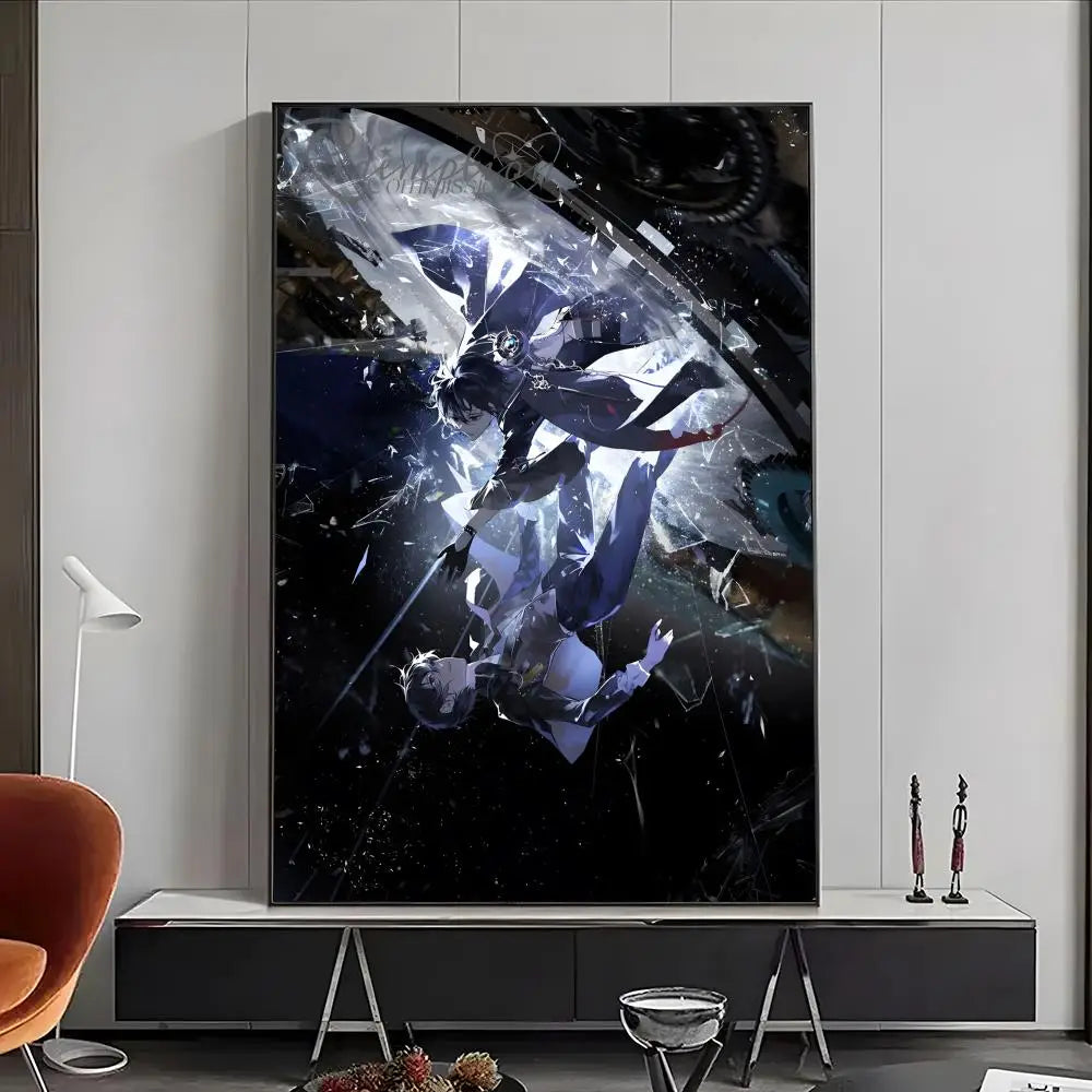 Lord of Mysteries Klein Moretti Shattered Mirror Duality Wall Art Poster