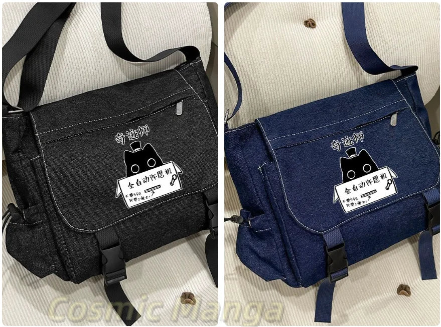 Lord of Mysteries Blue Cartoon Messenger Crossbody Bag