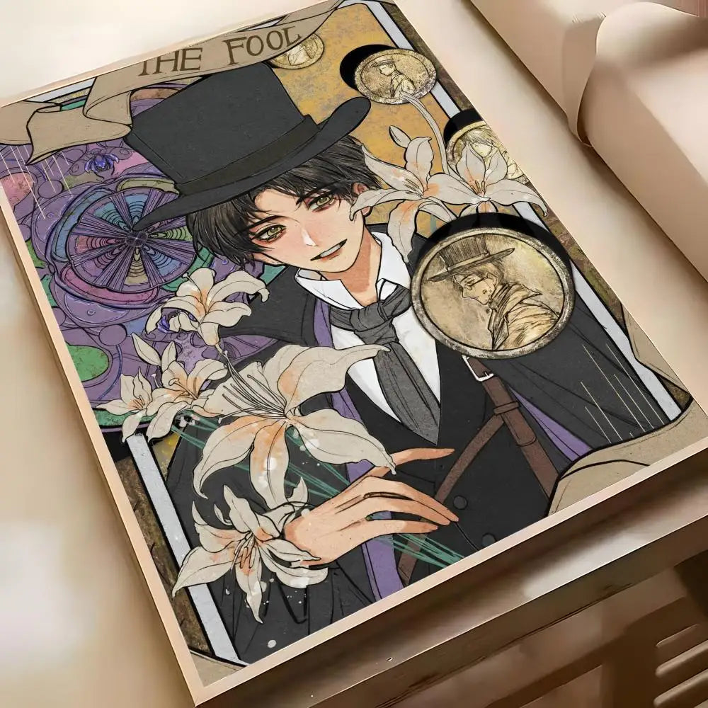 Anime Lord of the Mysteries The Fool Tarot Fantasy Wall Poster