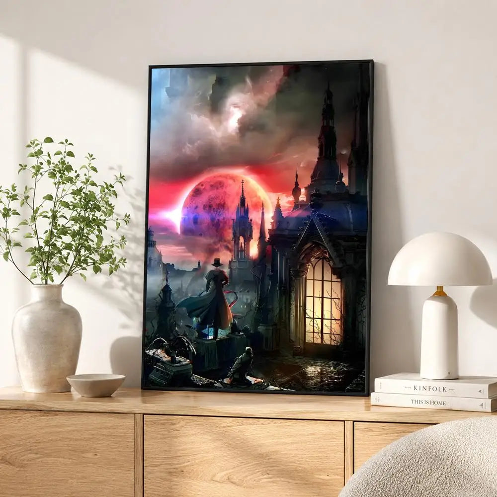 Lord of Mysteries Klein Moretti Crimson Moon Poster
