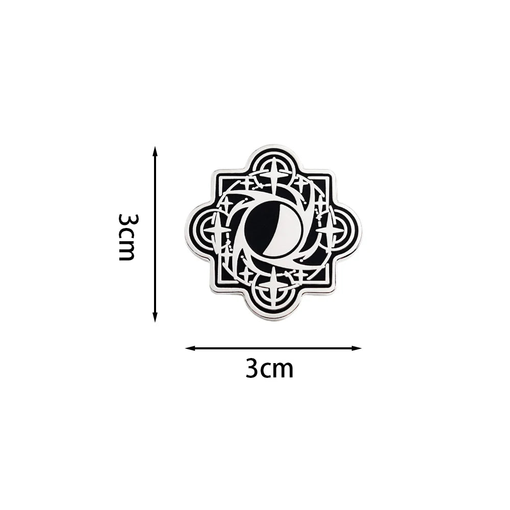 Lord of the Mysteries Goddess Church Symbol Button Pin
