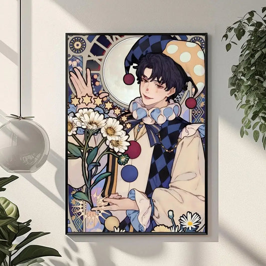 Lord of the Mysteries Klein Moretti Clown Poster Wall Art