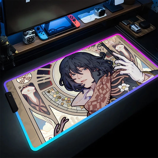Lord of the Mysteries RGB Gaming Mouse Pad – The Serene Enigma